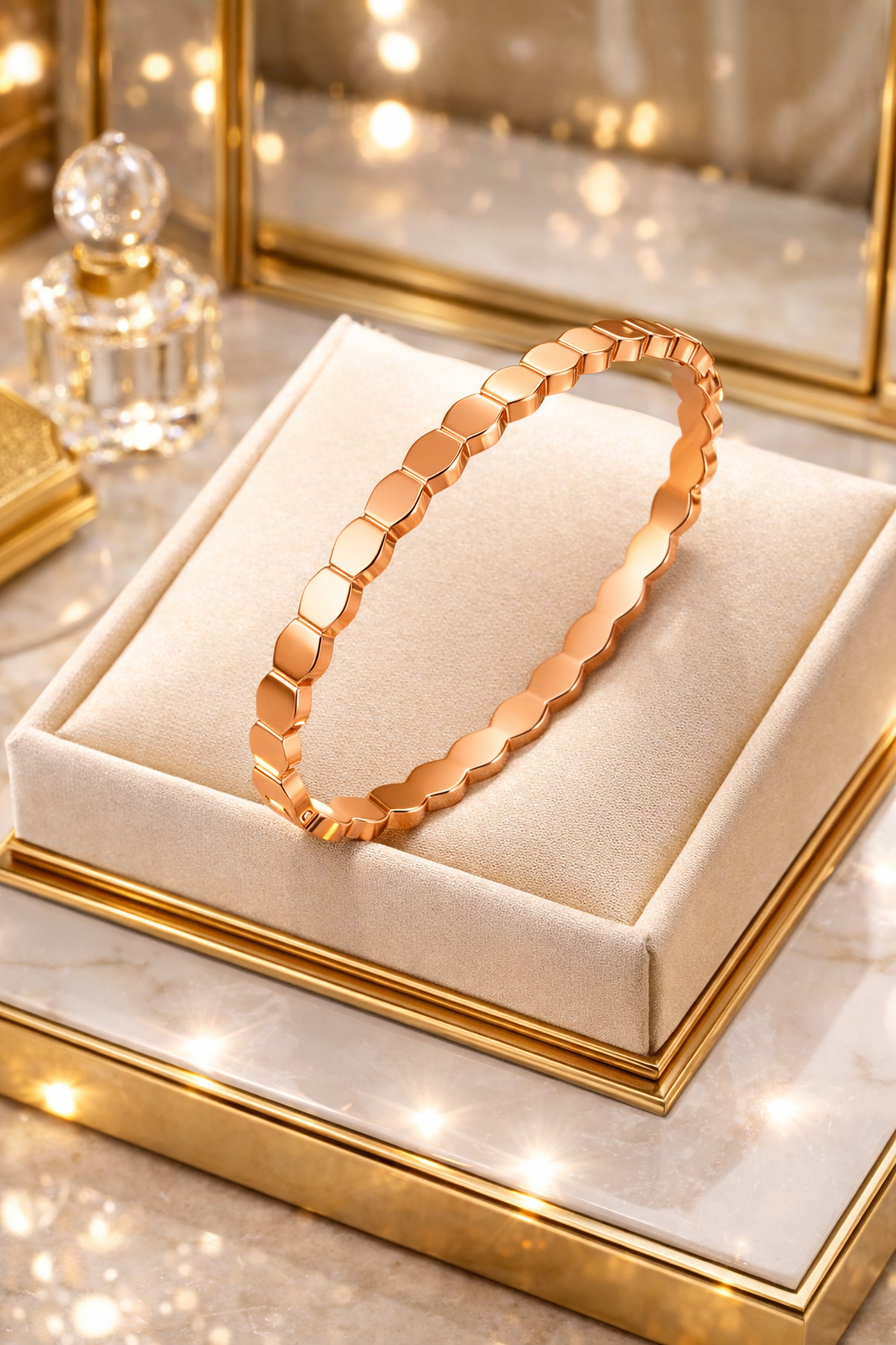 GoldRocher Signature Cuff Rose Gold